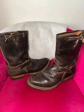 Wesco Custom Mister Lou Engineer Boots – Brown Horsehide – Size 11E USA