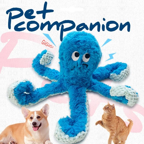 Octopus pet plush - pet, toy