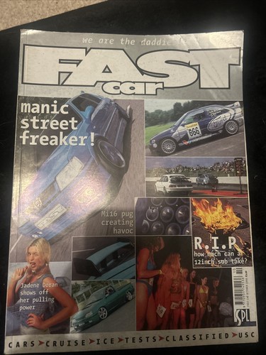 Fastcar magazine october 1999 - magazine,