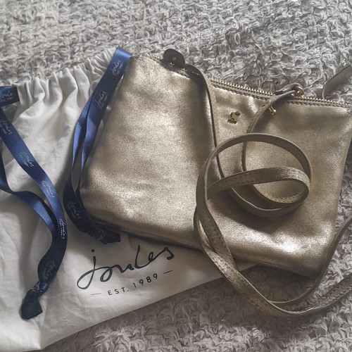 Joules metallic gold leather - gold,