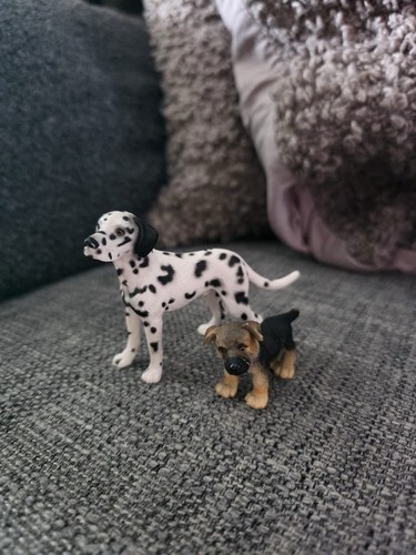 Schleich dalmatian and german - dalmatian,