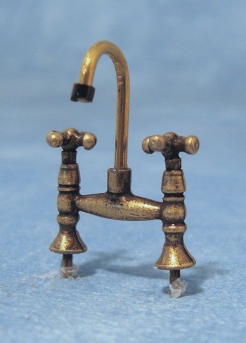 Antique brass mixer tap dolls - brass,