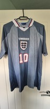 England Umbro Vintage Euro 96 Away Football Shirt Adults Large