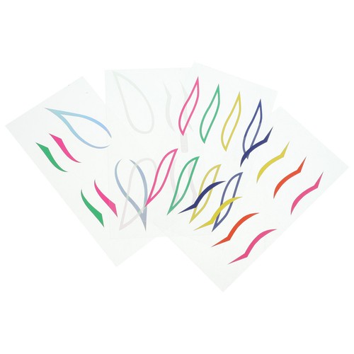 4sets colorful eyeliner - colorful,