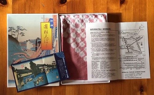 Handmade japanese silk scarf - silk,