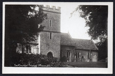 Postcard Fifehead Magdalen nr Gillingham Shaftesbury Dorset village Church RP