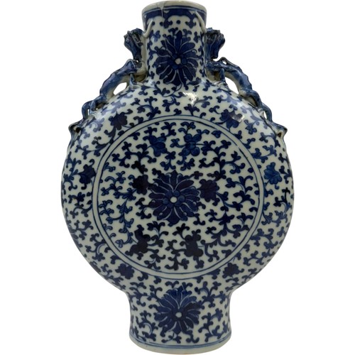Chinese blue and - and, lotus