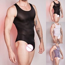 Shiny Men's Stretchy Thong