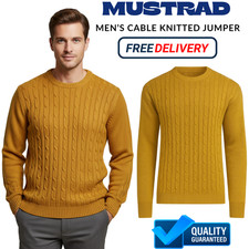 Mens Fashionego Cable Knit