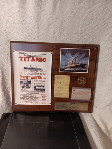 Framed titanic poster - framed,