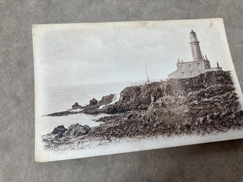 Old postcard girvan - postcard,