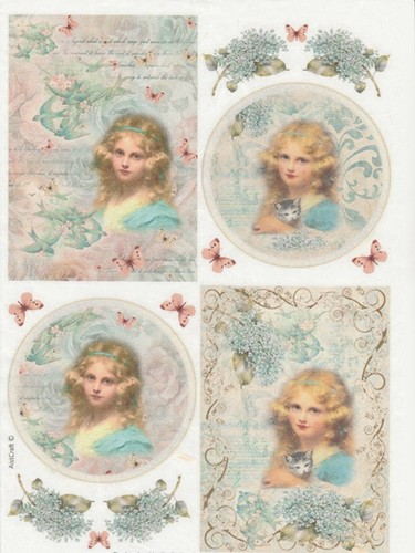 Rice paper for decoupage - rice,