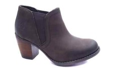 Hush Puppies Ladies Moorland Chelsea Dark Brown Real Leather Ankle Boots UK 3