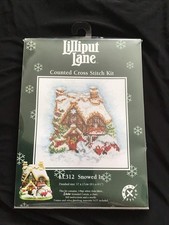 Anchor Lilliput Lane Snowed In Christmas Cross Stitch Kit LL312