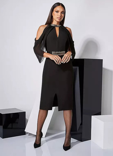 Star black angel sleeve - angel, midi