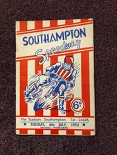 Speedway programme Southampton