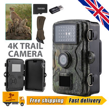 32GB Wildlife Trail Camera 1080P Game Night Vision Outdoor Motion Hunting Cam UK