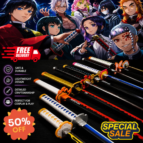 Bamboo anime sword demon - anime,