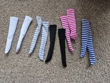 CLOTHING OUTFIT X5 SOCK PAIRS AS PICTURED FOR BLYTHE DOLLS DIY 1/6 SCALE