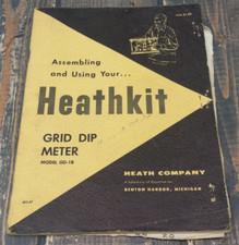 1955 Heathkit Assembly Manual For Grid Dip Meter Model GD-1B