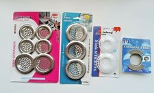 STAINLESS STEEL SINK BATH PLUG HOLE STRAINER DRAINER BASIN HAIR TRAP COVER 2,3,6