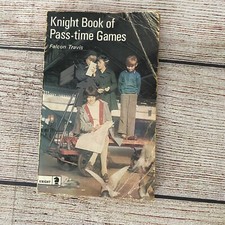 Knight Book of Pass-Time Games by Falcon Travis ~ paperback