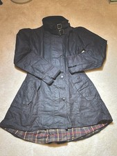 Welligogs Brown Fishtail wax jacket xs new without tags