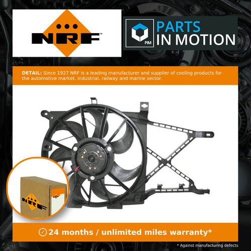 Radiator fan fits vauxhall - fits,