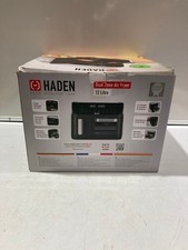 Haden 12L Dual Air Fryer - 2400W Large Capacity, 10 One-Touch Cooking Functions