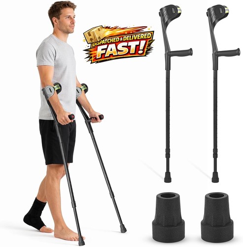 Carbon fiber forearm crutch - fiber,