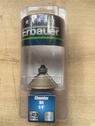 Erbauer router chamfer bit - erbauer,