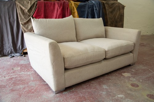 Seater beige sofa handmade - beige,