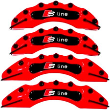 4 PCS Brake Caliper Covers Red
