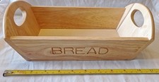 Beech Wood Tray, Versatile for Bread, Fruit, Storage Decor. Used Good Condition