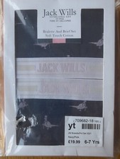Jack Wills Bralette & Brief Set Size 6 -7 Yrs - Navy/pink