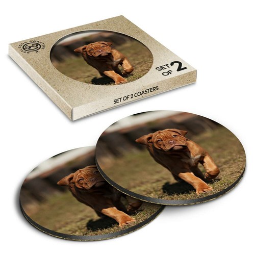 Boxed round coasters - round,