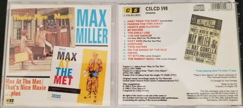 Max miller met that nice - that's,