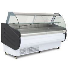 BLIZZARD CURVED GLASS SERVE OVER DELI CAFE DISPLAY COUNTER 2M WIDE RRP £2877