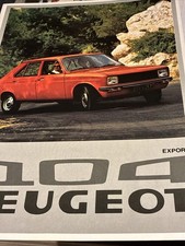 Peugeot 104 Export Models Car