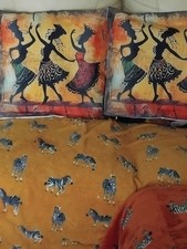 2 x Indian Style Cushion Covers 18x18  Stunning Colours