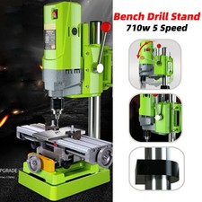 710w Rotary Pillar Drill 5 Speed Heavy Duty Bench Press Drilling Table Stand