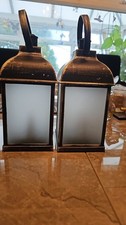(Set of 2) Battery Operated Lantern for Garden Patio Outdoor Decoration - USED