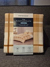 King Brushed Cotton Duvet Set