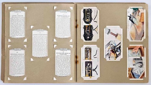 Wills cigarette card album - card,
