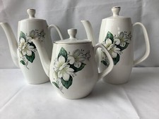 Christmas Roses Vintage Coffee Pots & Teapot - SylvaC & Heatmaster