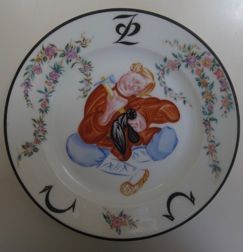 Soviet porcelain plate - soviet,