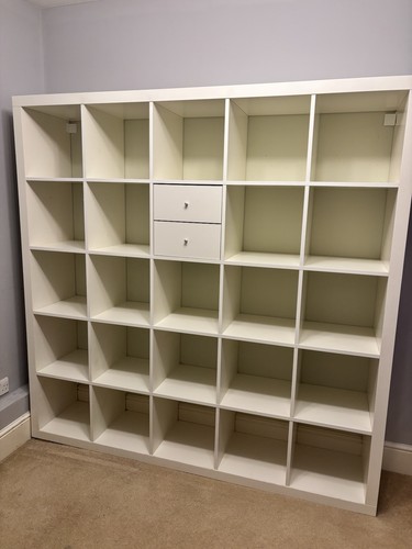 Ikea kallax white shelving - kallax,