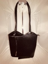 Borse In Pelle Black Ostrich