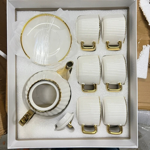 Beautiful white ceramic cup - ceramic,
