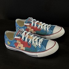 New The Little Mermaid Custom Converse 8.5 Men’s / 10.5 Women’s 